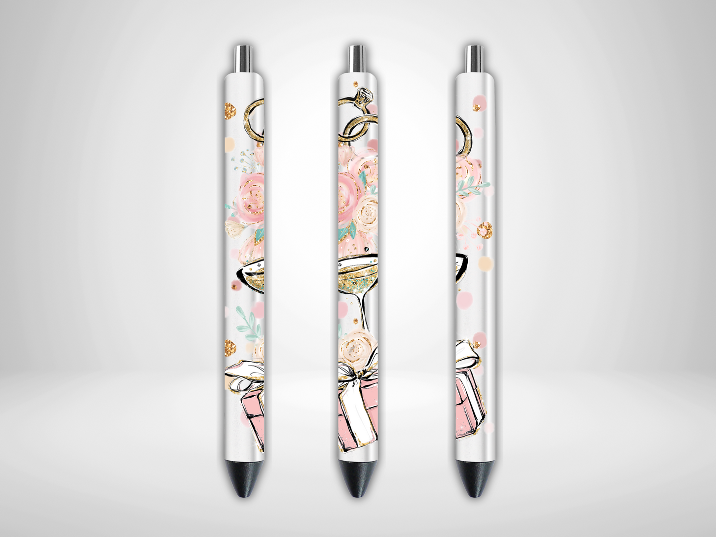 Floral Bride Pen Wrap