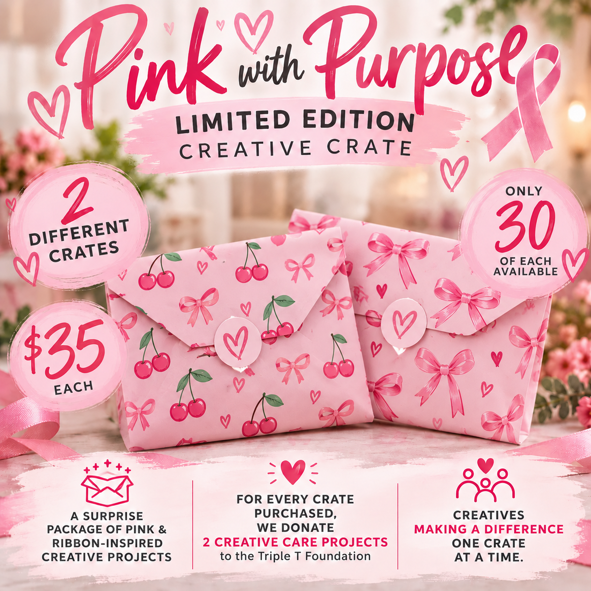 Pink with Purpose — Limited Edition: Creative Crate -  Not a part of the subscription