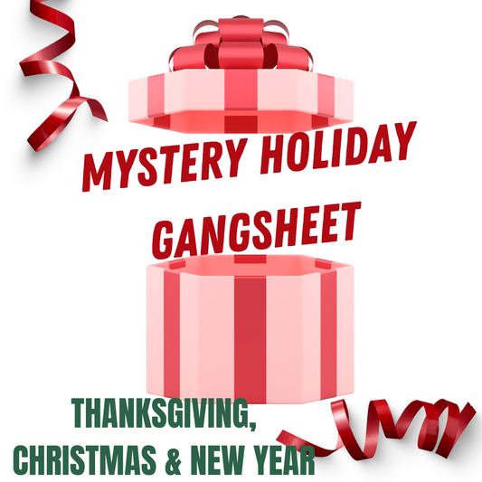 Mystery Gangsheet - Thanksgiving, Christmas and New Years