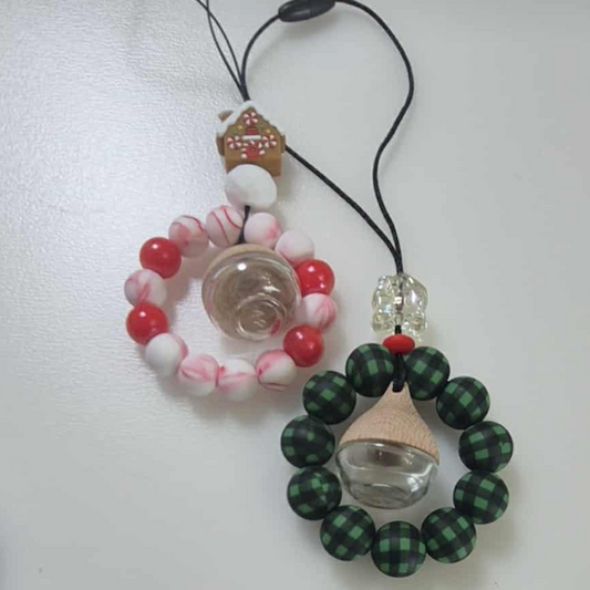 Essential Oil Car Charm with Bead Ring - Live Creation Event!