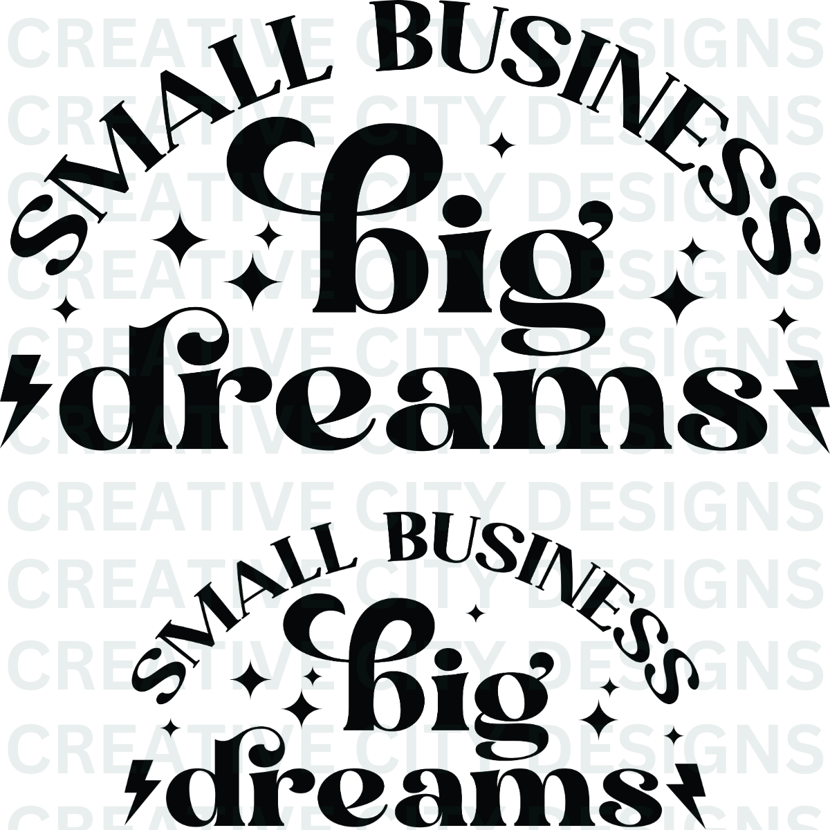 Small Business Big Dreams Decal