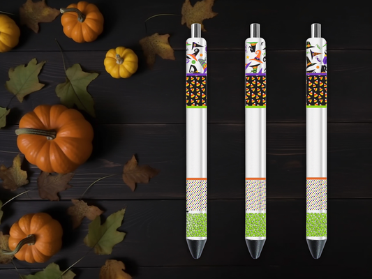 Halloween Stripes Pen Wrap