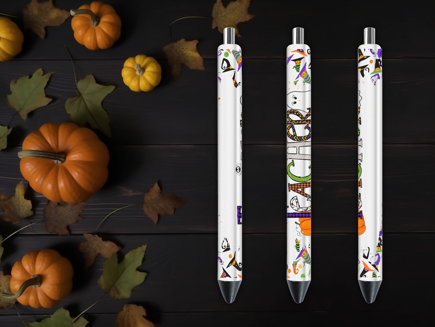 Teacher Halloween Pen Wrap