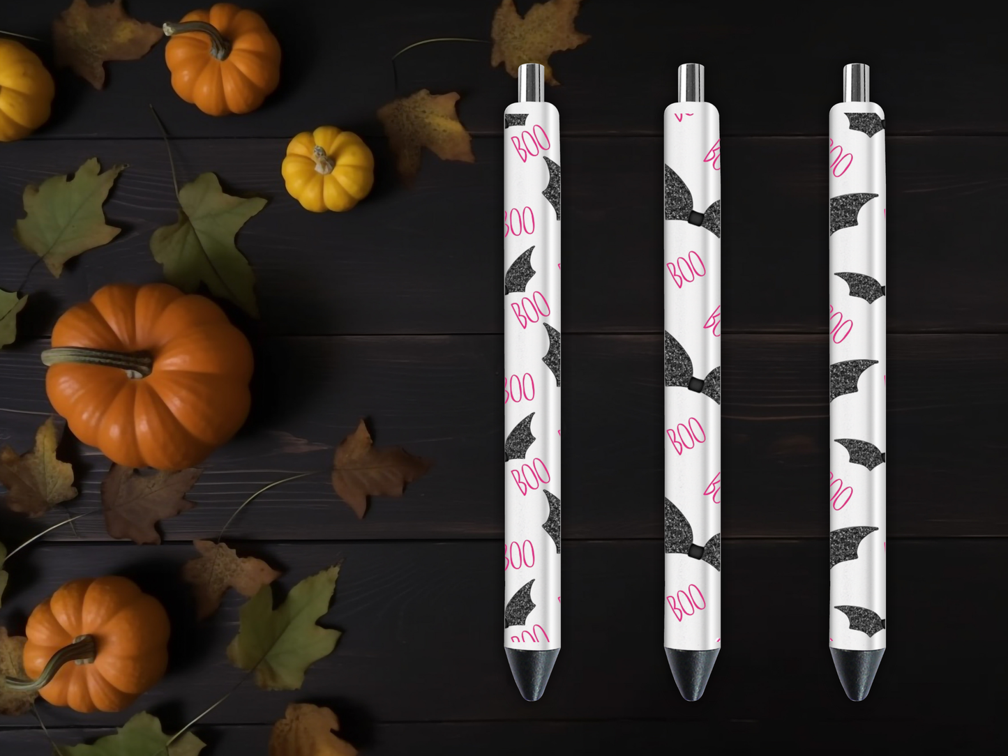 Boo and Bats Pen Wraps