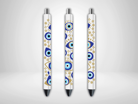 Blue Evil Eye Pen Wraps