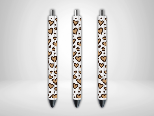 Leopard Heart Pen Wrap