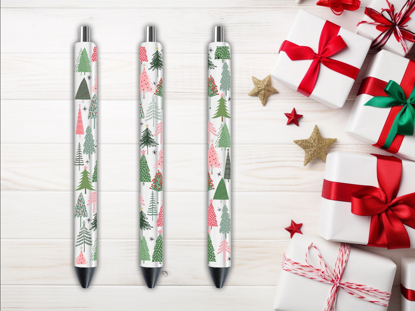 Christmas Trees Pen Wrap