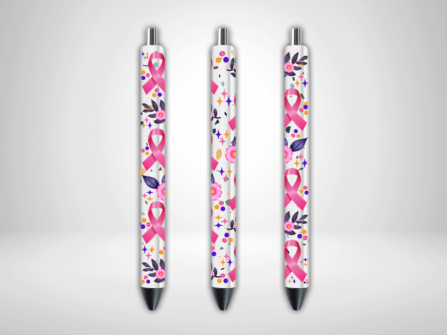 Pink Ribbon - Breast Cancer Awareness Pen Wrap