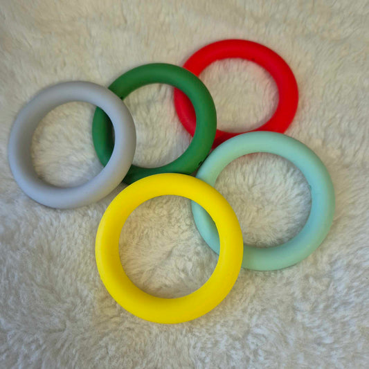 Solid Color Silicone Rings