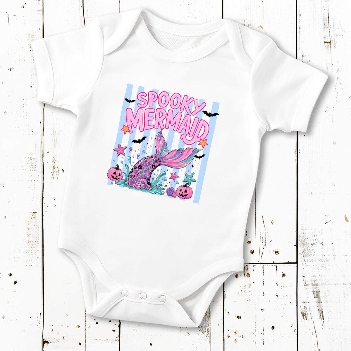 Spooky Mermaid - DTF Transfer Print