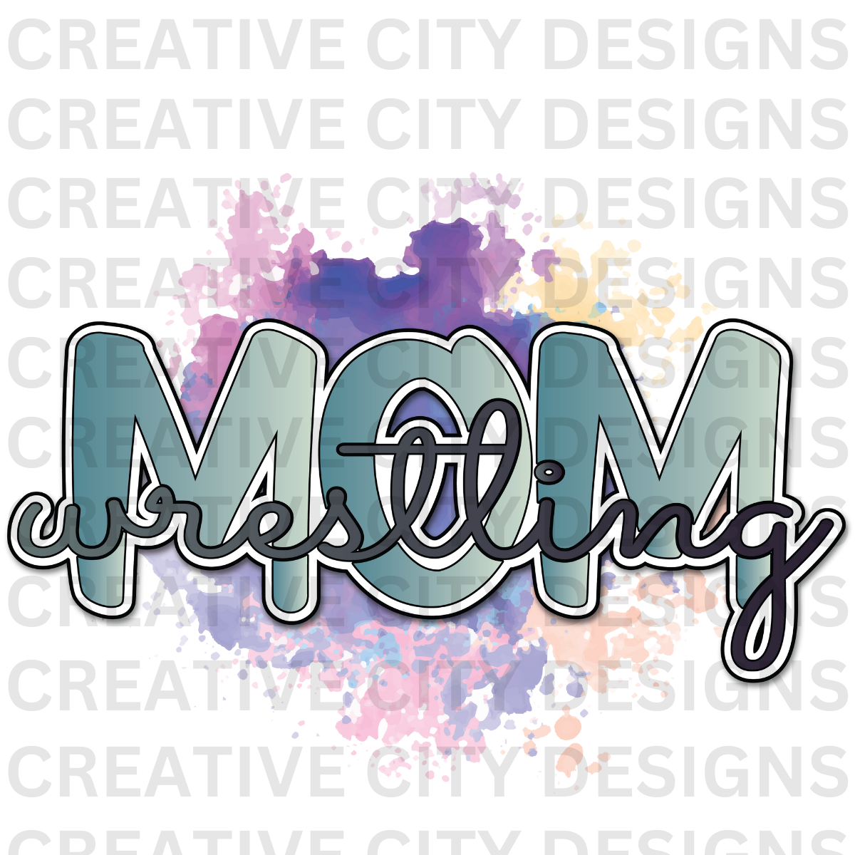 Wrestling Mom Decal