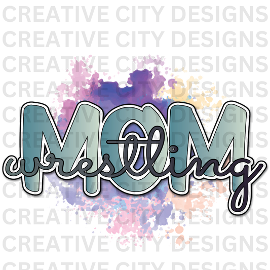 Wrestling Mom Decal