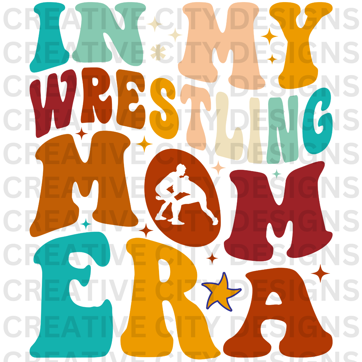 Wrestling Mom Era Decal