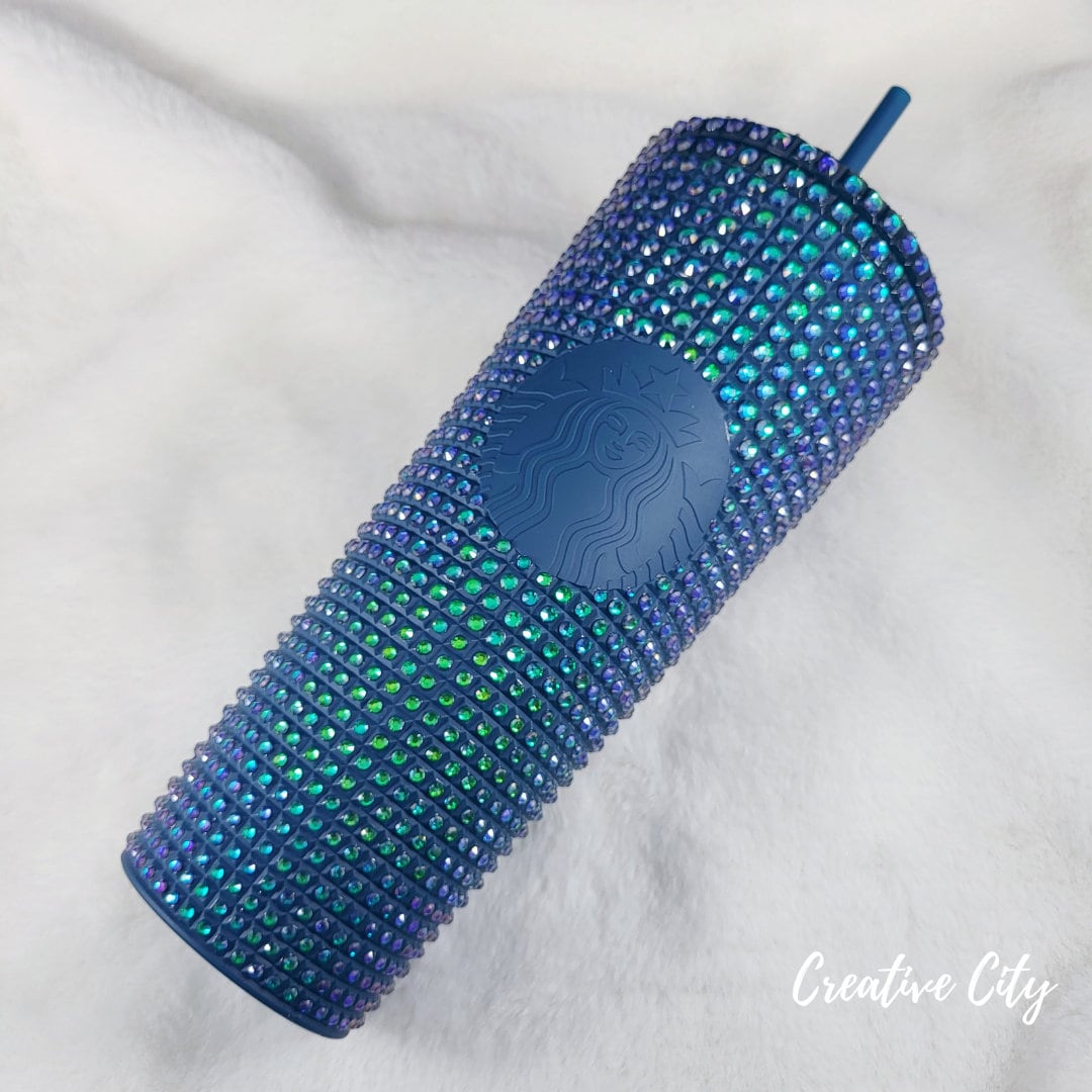 Starbucks Grid Rhinestones Tumbler - 2 color options