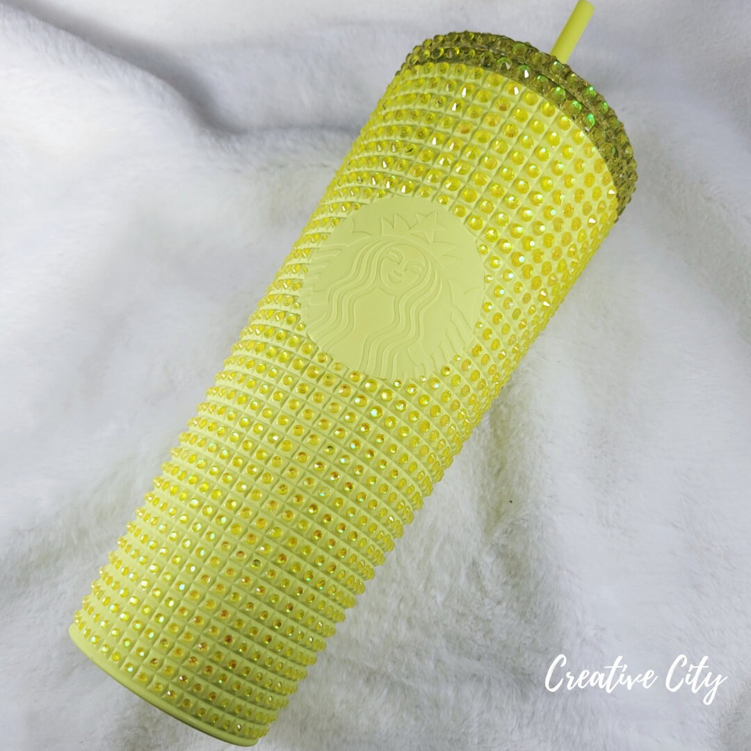 Starbucks Grid Rhinestones Tumbler - 2 color options