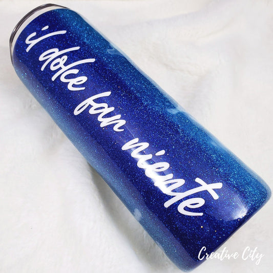 Il Dolce Far Niente - Beach Glitter Epoxy Tumbler