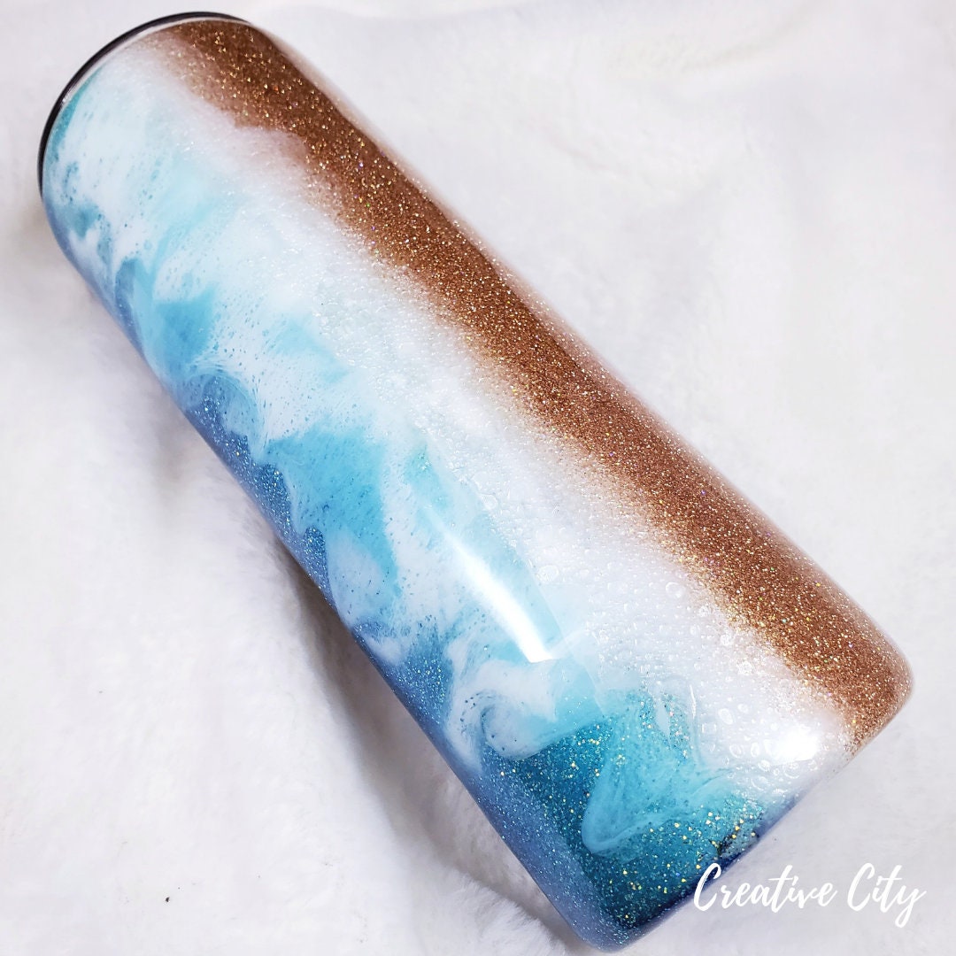 Il Dolce Far Niente - Beach Glitter Epoxy Tumbler