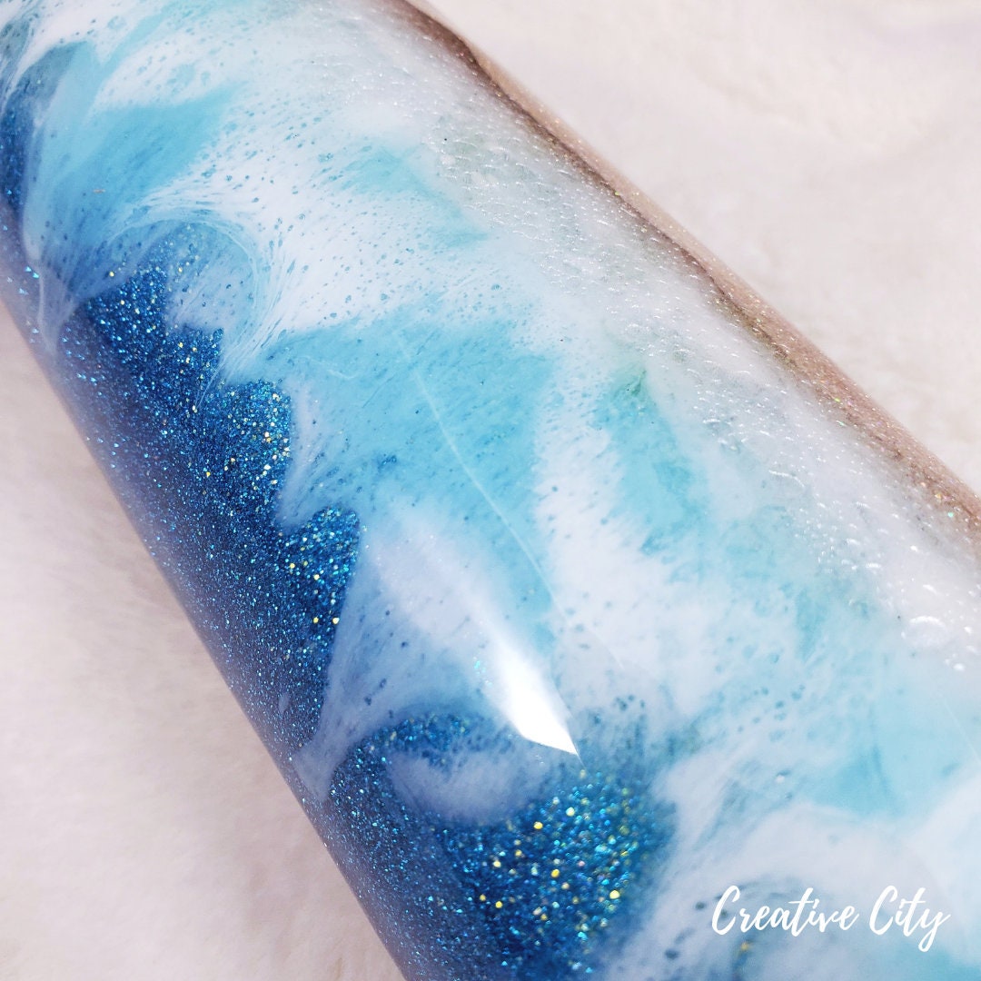 Il Dolce Far Niente - Beach Glitter Epoxy Tumbler