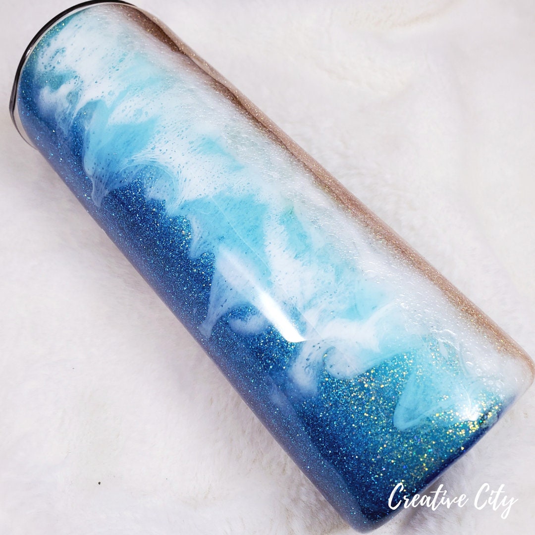 Il Dolce Far Niente - Beach Glitter Epoxy Tumbler