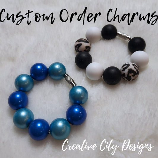 Custom Silicone Bead Charms - Live Creation Event!