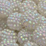 Snowflake Bling 20mm Rhinestone ACRYLIC Beads