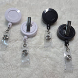 Retractable Badge Reel - NO Bead Bar