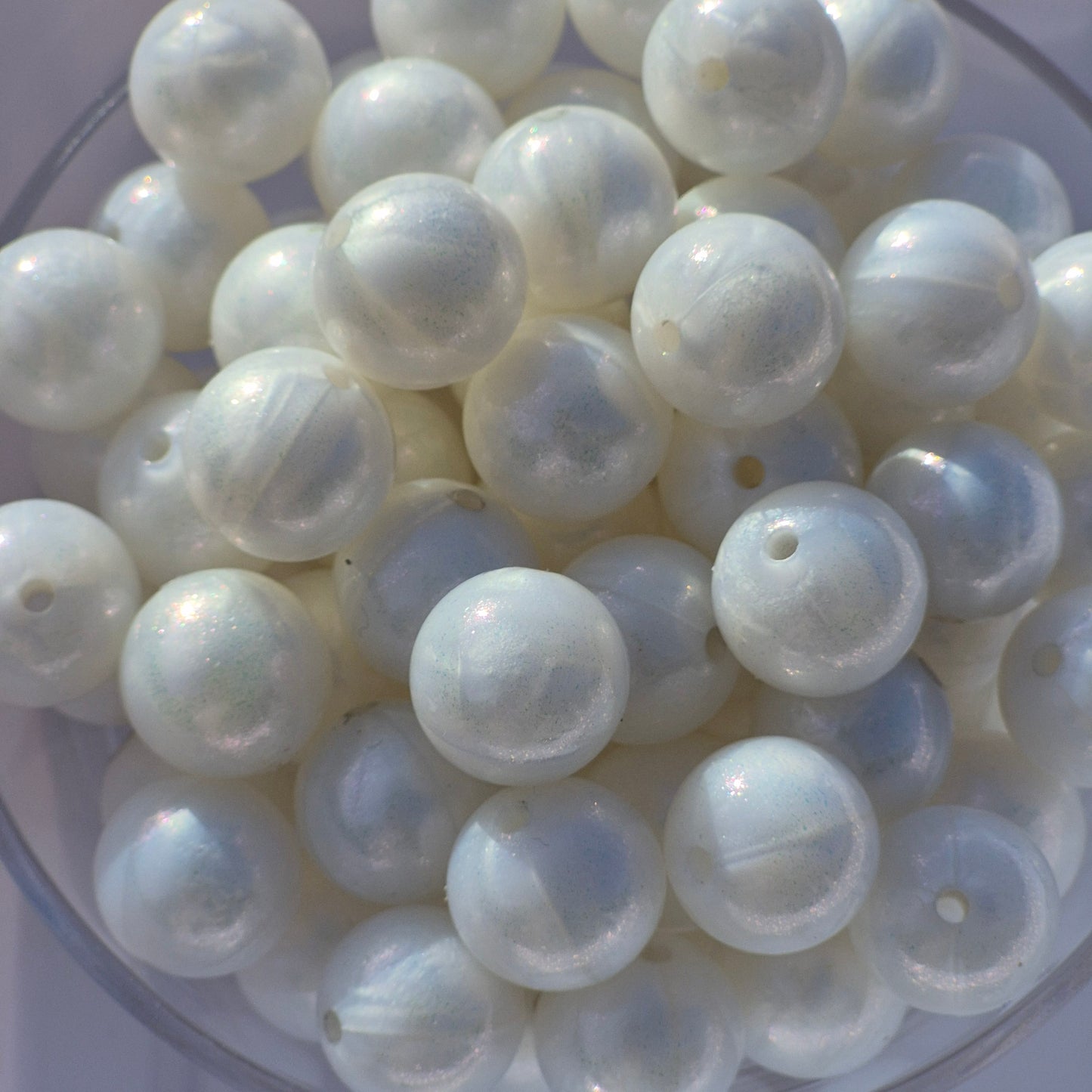Metallic Oyster Glam Chameleon 15mm Silicone Beads