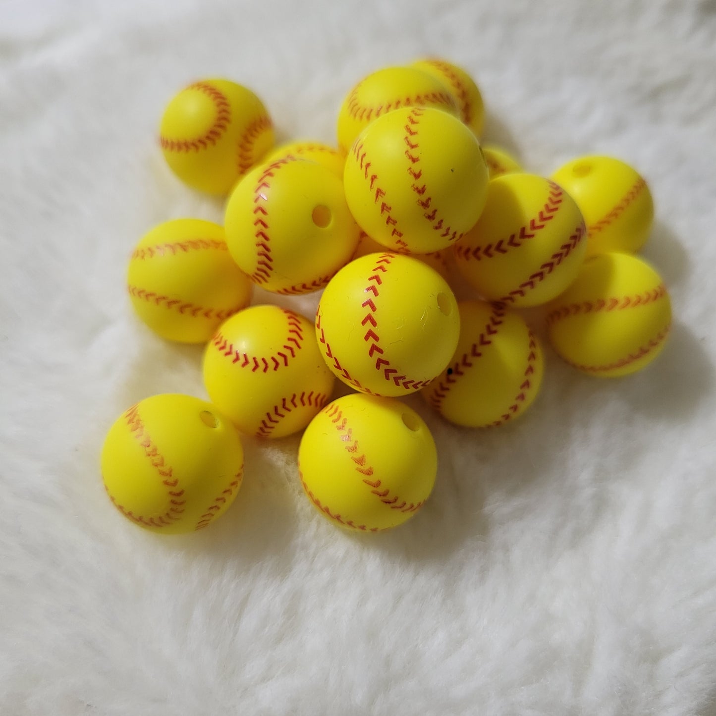 Softballs 15mm Silicone Bead