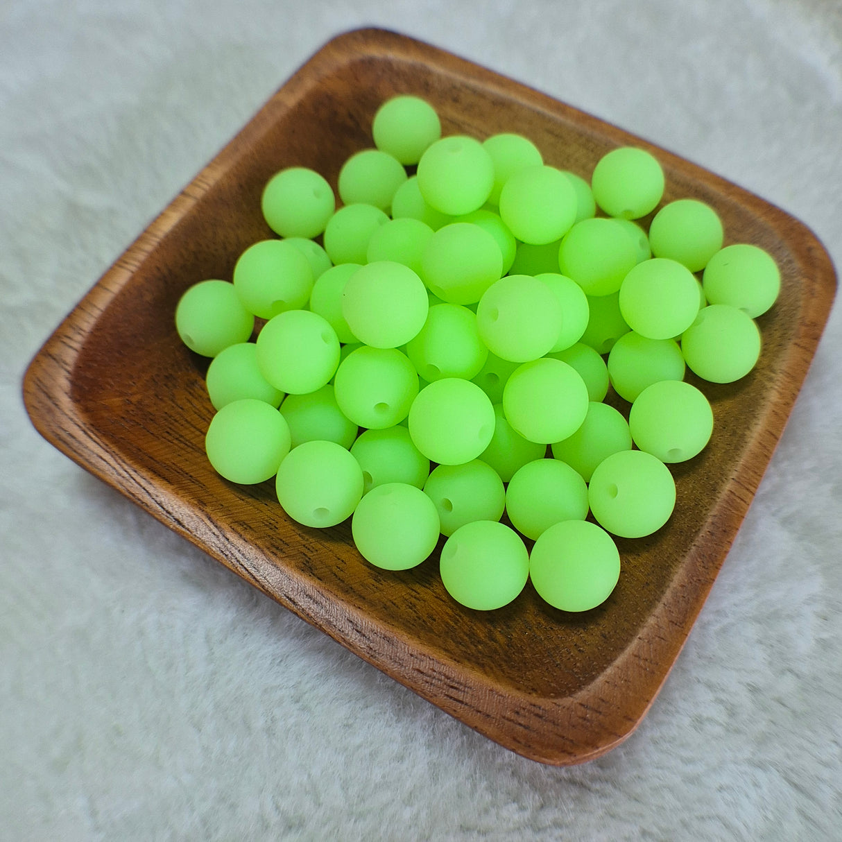 Glow Worm Radiance 12mm Glow Silicone Beads