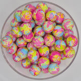 Tropical Breeze 15mm Silicone Bead