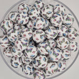 Butterfly Kisses 15mm Silicone Bead