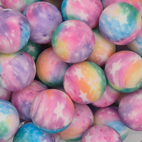 Stardust Candy 19mm Print Silicone Bead