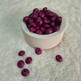 Napa Lentil 12mm*7mm Solid Silicone Beads