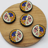 Peace Sign - with Bull Skull and Sunflowers - Focal