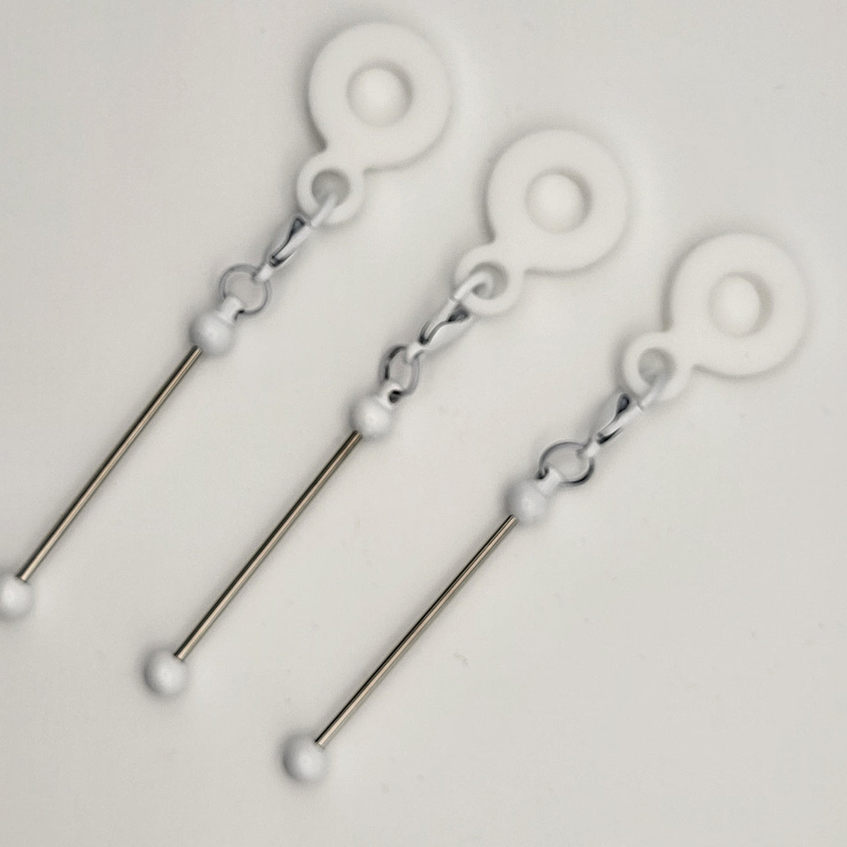 Beadable Straw Charm Bars