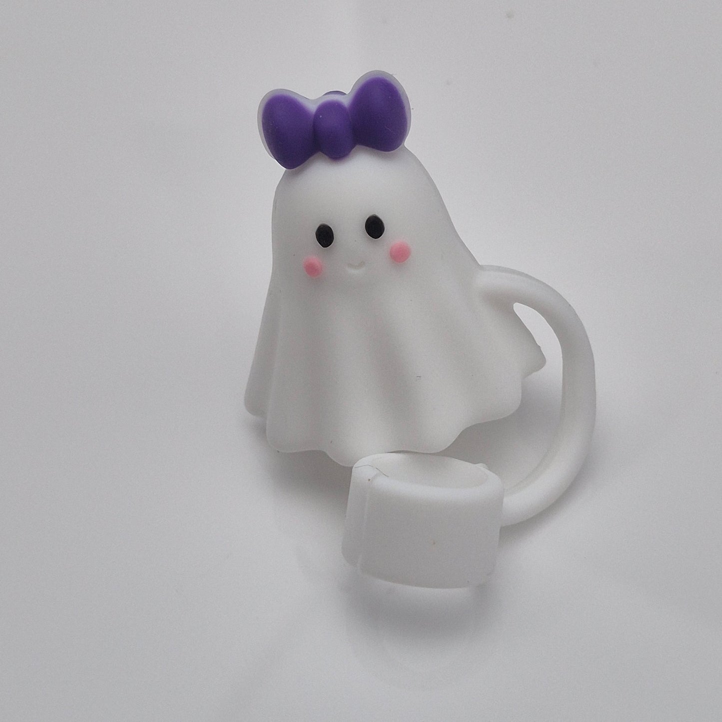 Ghost Bow Straw Topper
