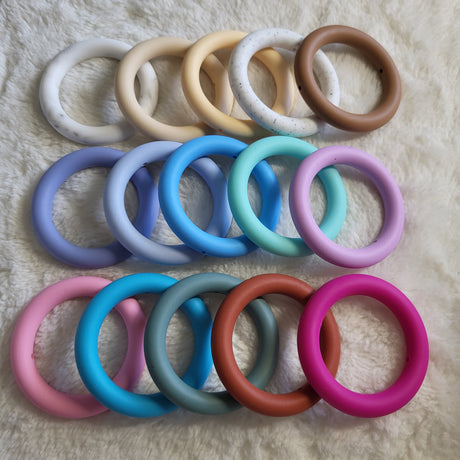 Solid Color Silicone Rings