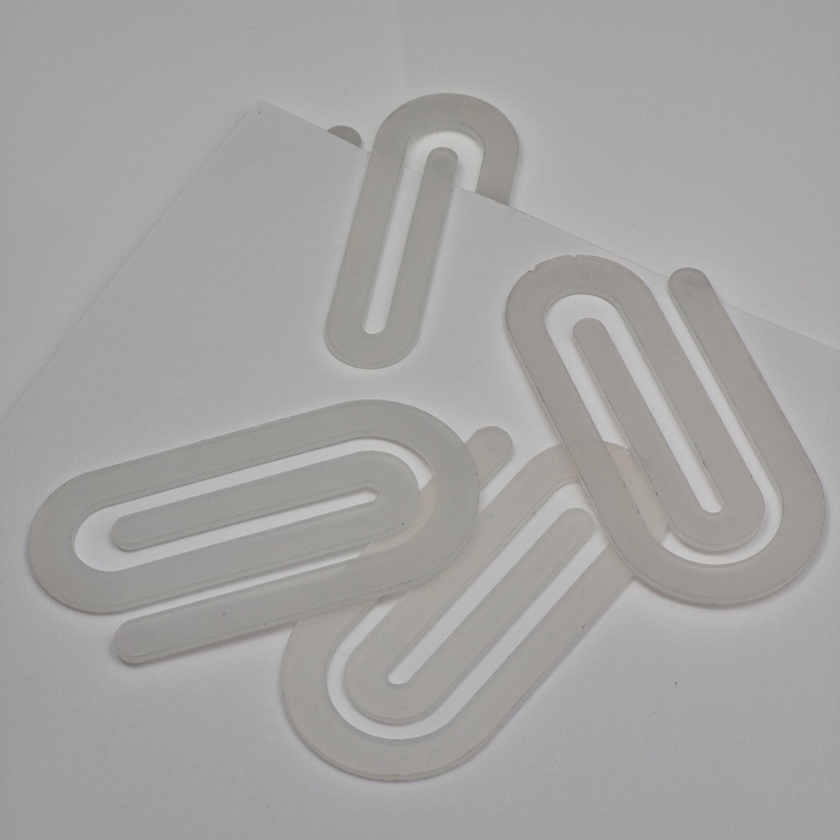 Paper Clip Acrylic Bookmark Blank NOT SUBLIMATION!