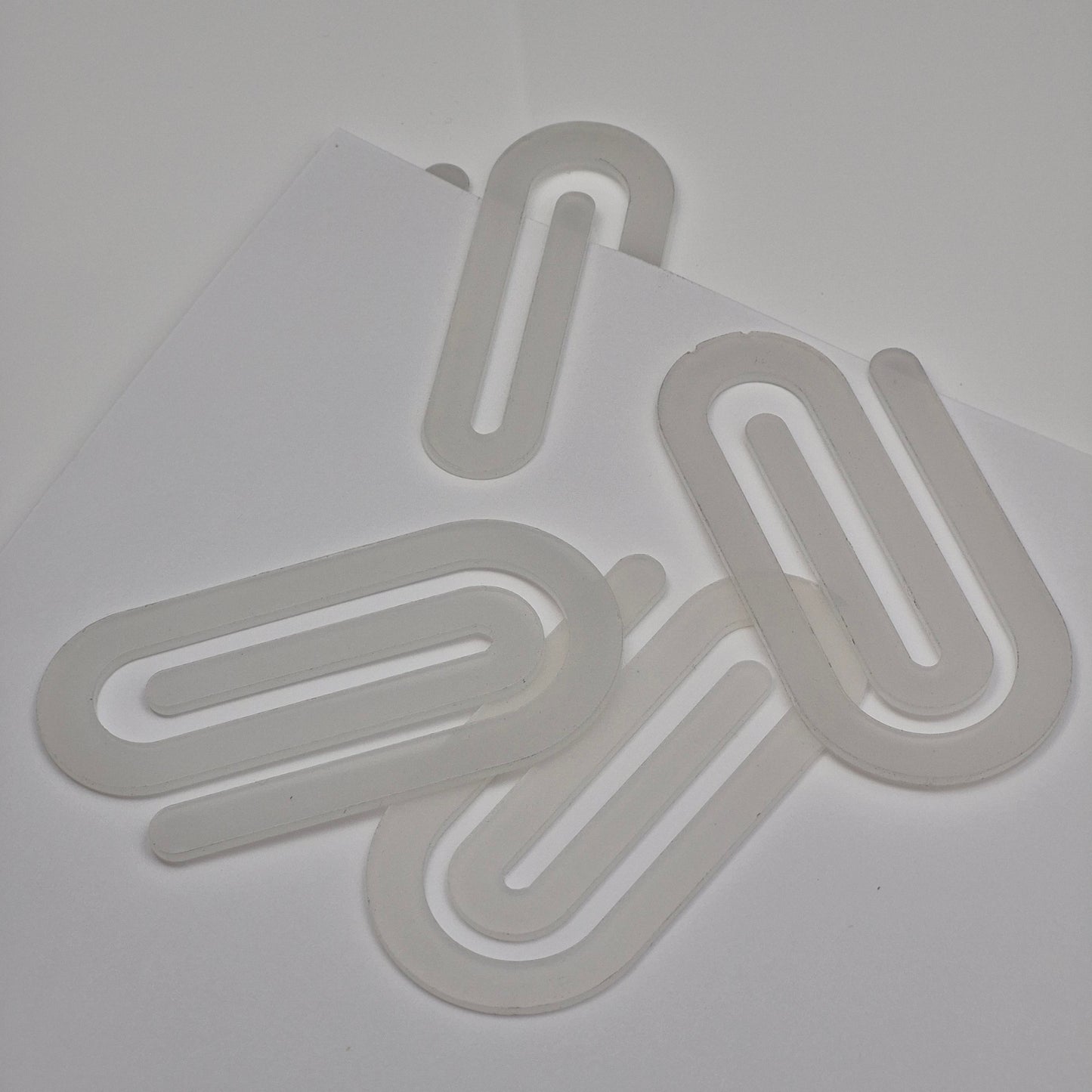 Paper Clip Acrylic Bookmark Blank NOT SUBLIMATION!