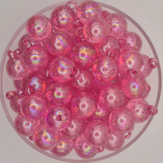 Pink Lemonade Fizz Acrylic Bauble Beads