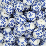 Heirloom Porcelain 15mm Silicone Bead