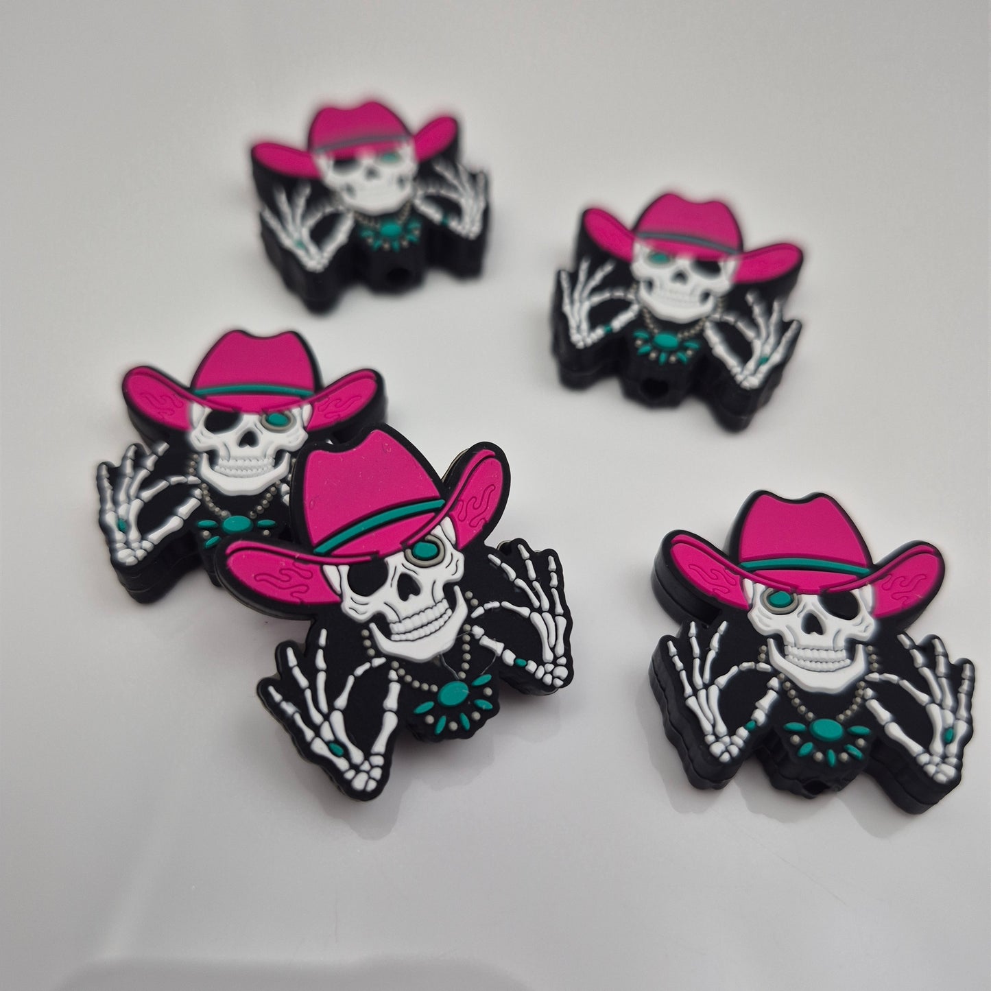 Pink Hat Skeleton - Focal