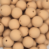 Hummus 15mm Solid Silicone Beads
