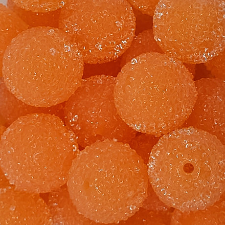 Mango Tango Gumdrop 20mm Sugar ACRYLIC Beads