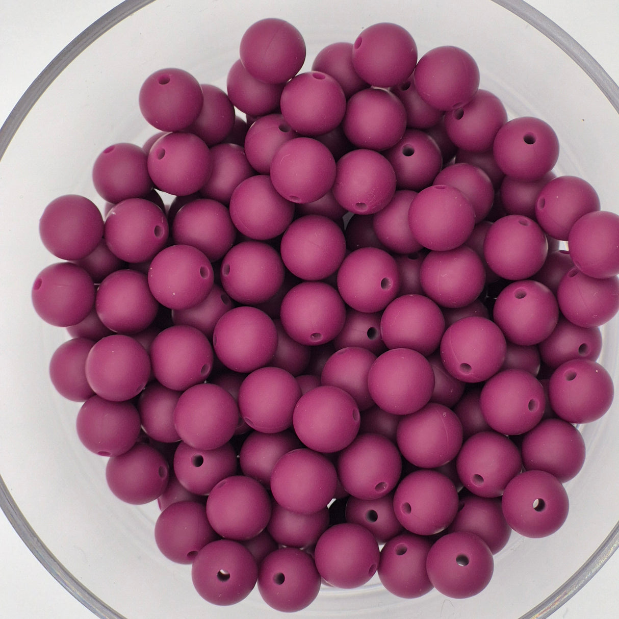Napa 9mm Solid Silicone Beads