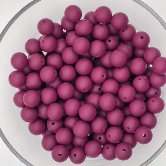 Napa 9mm Solid Silicone Beads
