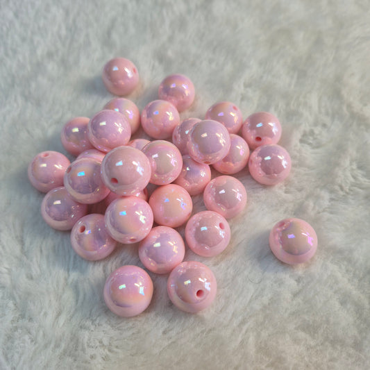 Sweet Candy Opal 15mm Solid ACRYLIC Beads