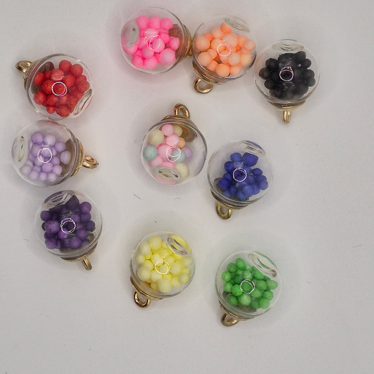 Confetti Charms - Random Colors Set of 5