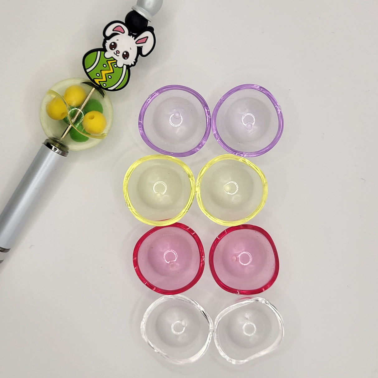 Small Colorful Dry Snow Globe Case for Beadable Pens