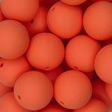Apricot 19mm Solid Silicone Bead